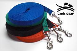 Canis Gear 30' Long Training Lead BLACK - Canis Gear