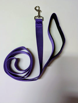 50 PACK Nylon Dog Leash 6 Foot x 1" Wide PURPLE