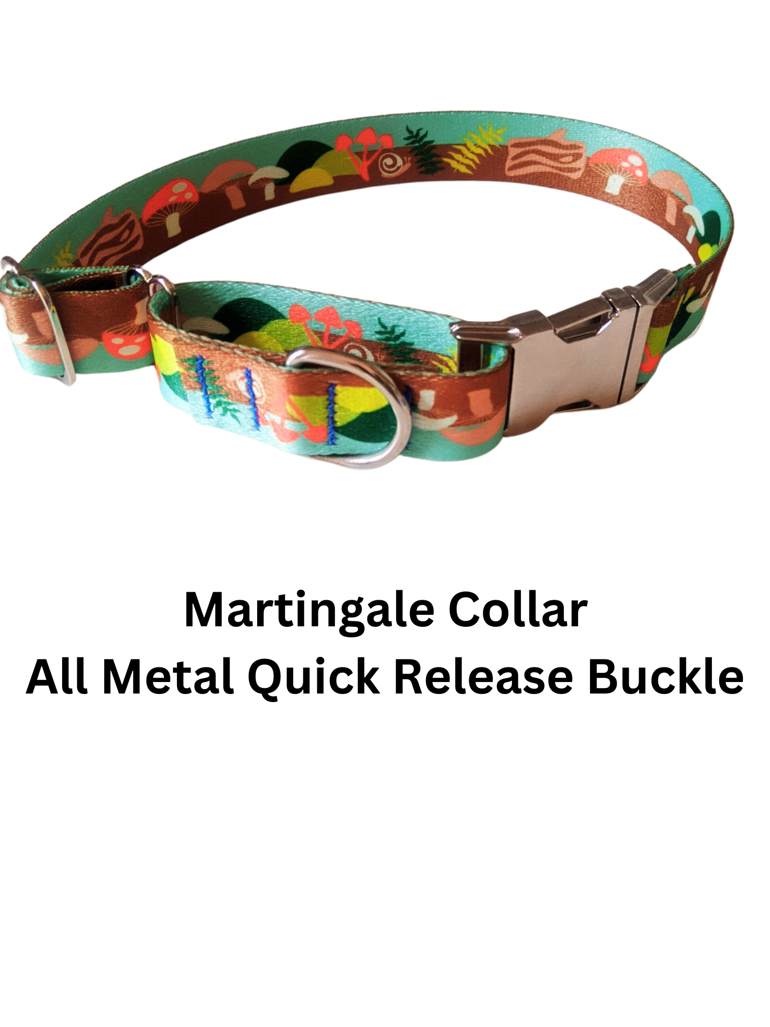 Dog collars with shop metal quick release