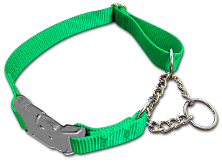 Half Chain Martingale METAL QR  10 Pack GREEN - Canis Gear