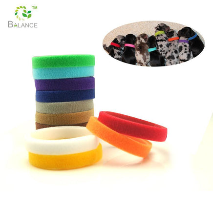 Puppy ID Collar Bands Mixed Colors 12 PACK - Canis Gear