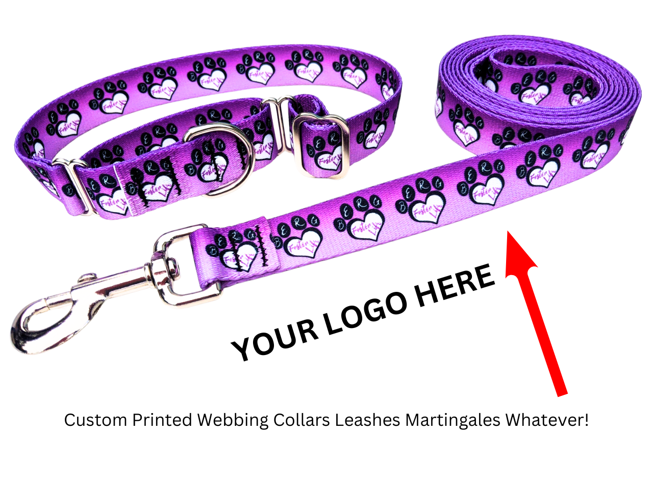 CUSTOM Logo Printed Webbing Products Deposit PLEASE NOTE