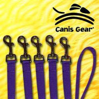 Value Line Nylon Dog Leashes 5/8" Wide 4 Foot 10 Pack PURPLE - Canis Gear